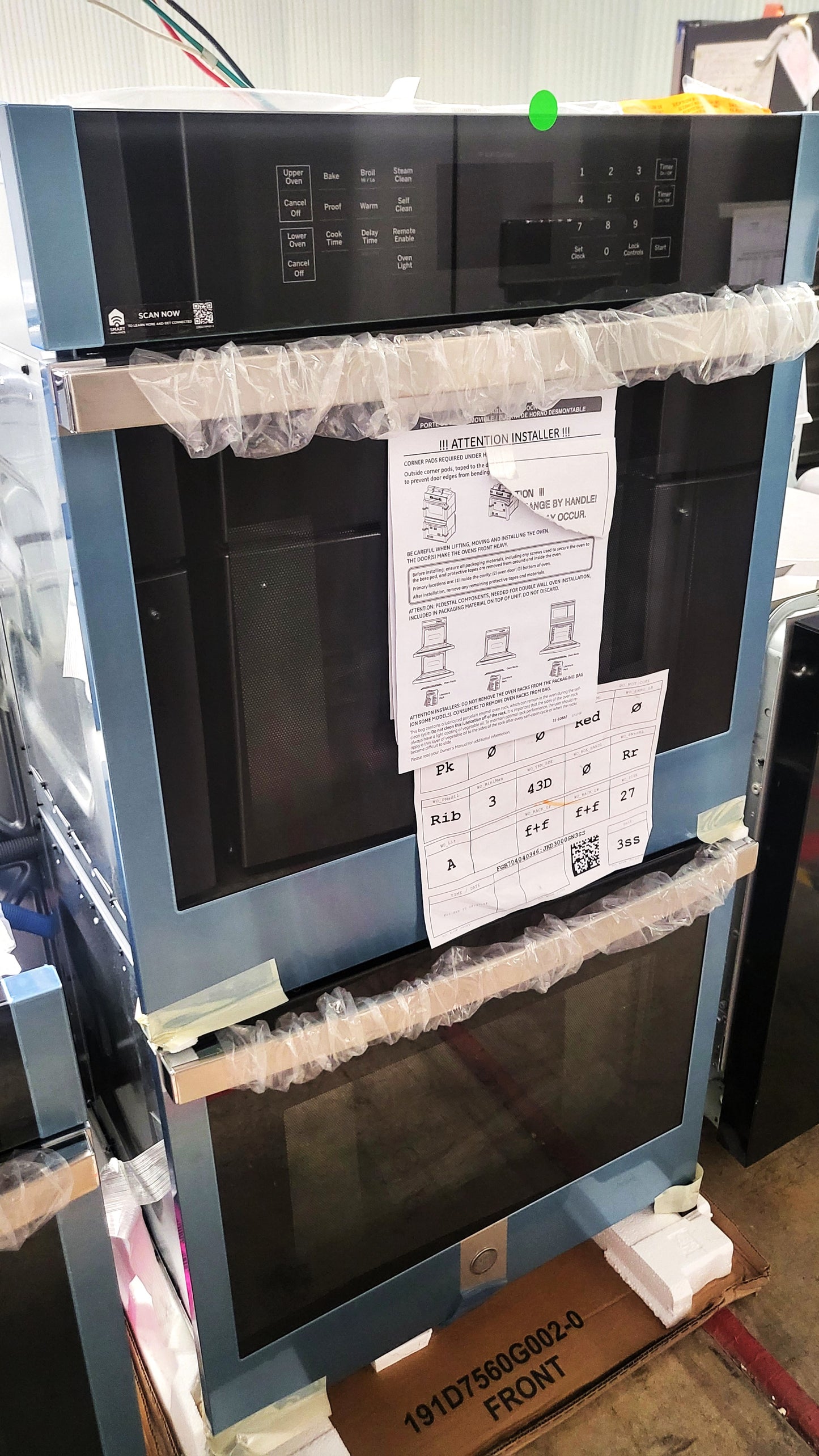 GE 27" Smart Built-In Double Wall Oven - JKD3000SNSS