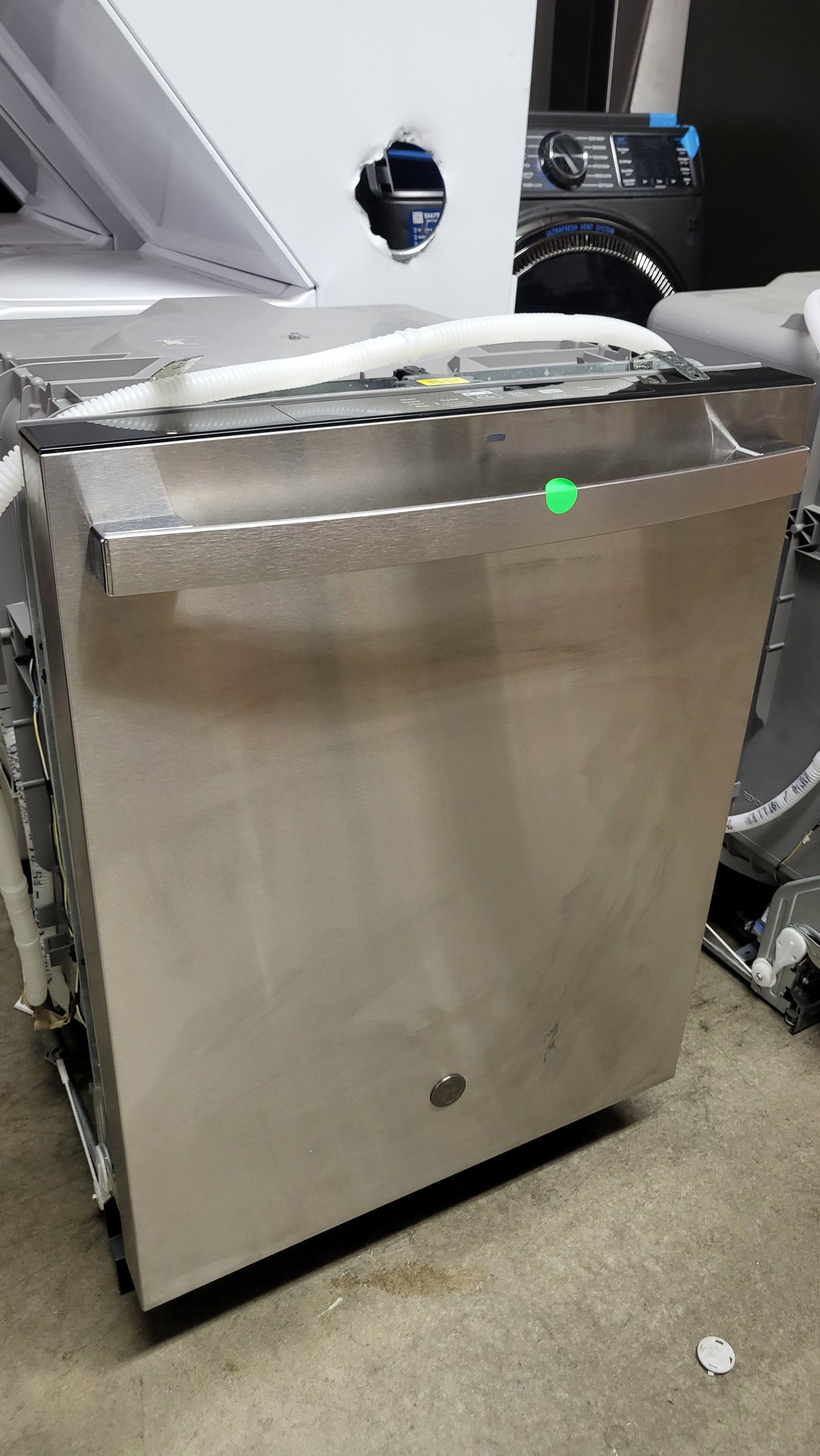 GE Top Control with Plastic Interior Dishwasher - GDT535PSRSS