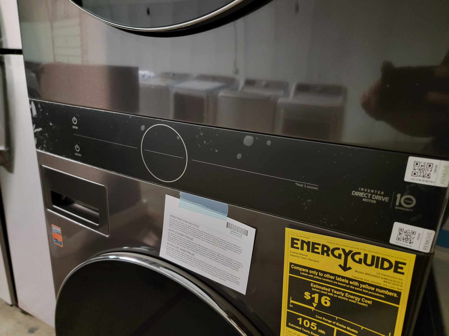 LG Smart WashTower Electric Single-Unit Laundry Center /w Center Control ENERGY STAR - WKEX200HBA