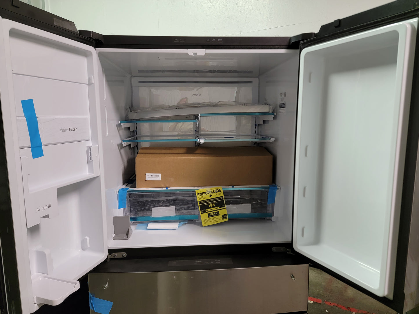 GE Profile Series 28.7 Cu. Ft. 4-Door French-Door Refrigerator - PGE29BYTFS