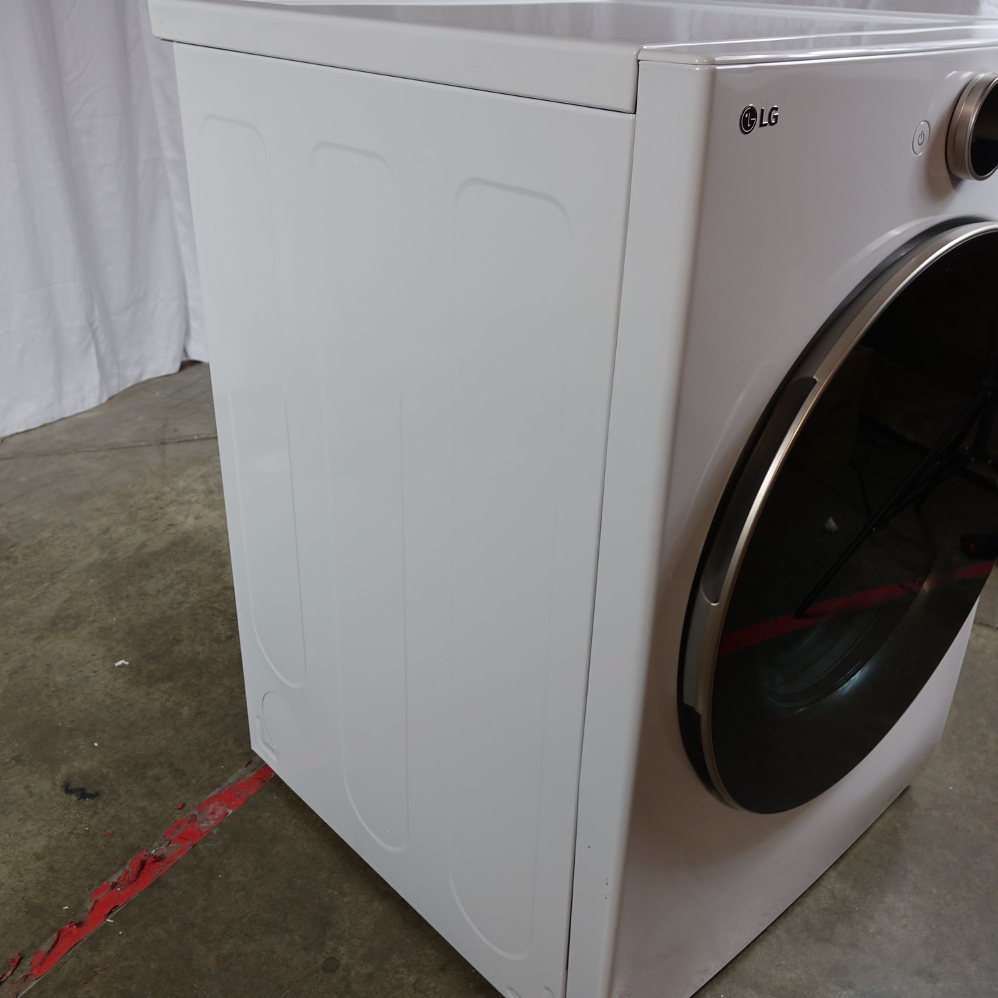 LG 7.4cu Vented Stackable Smart Front Load Electric Dryer - DLEX6500W