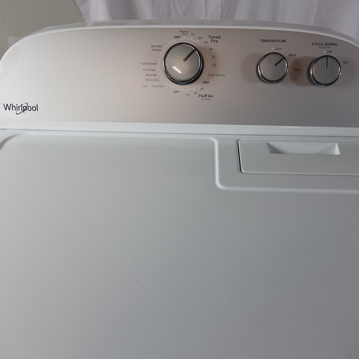 Whirlpool 7.0 cu. ft. Top Load Gas Dryer with AutoDry Drying System - WGD4950HW