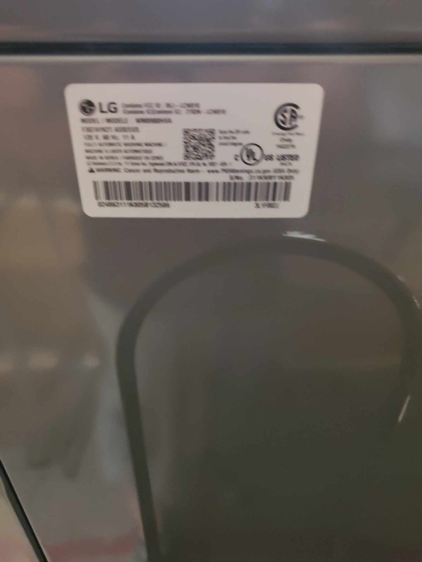 LG 5.2cu Mega Capacity Front Load Washer & 9.0cu Electric Dryer - Graphite Steel