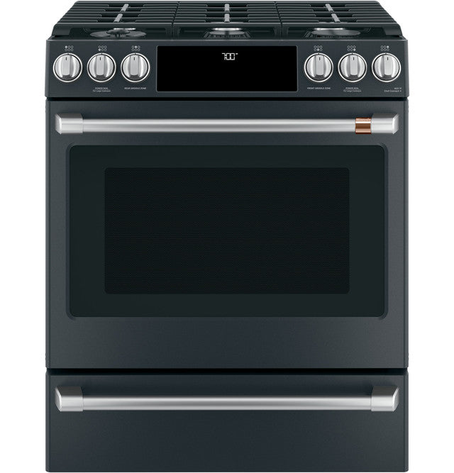 CAFE 30" Front-Control, Gas Range with Convection Oven - CGS700P3MD1