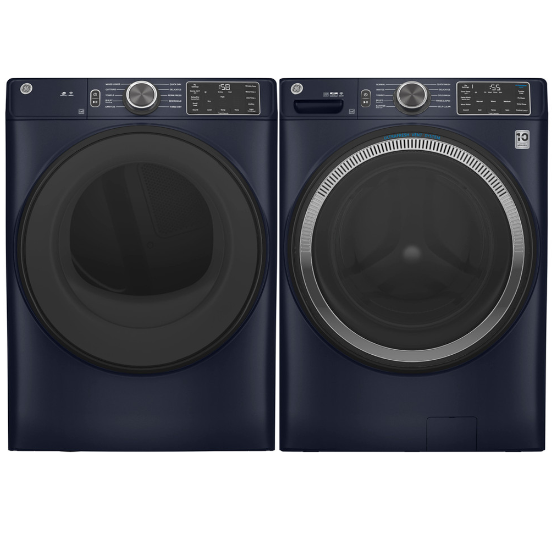 GE ESTAR 4.8 cu. ft. Cap Washer, 7.8 cu. ft. Dryer - GFD55ESPRRS