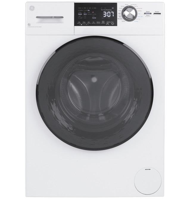 GE 2.4 cu. ft.Cap Front Load Washer/Condenser Dryer Combo - GFQ14ESSNWW