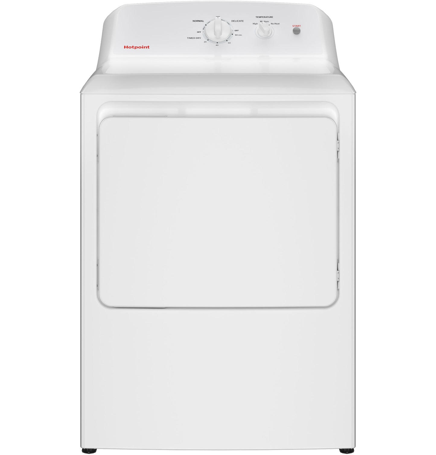 Hotpoint 6.2 cu. ft. Capacity Gas Dryer with Auto Dry - HTX26GASWWW