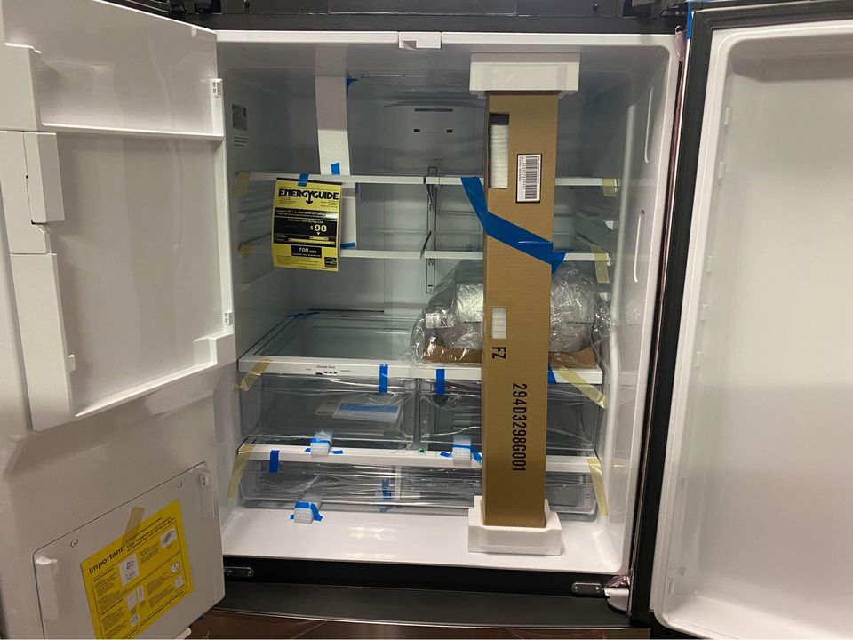 GE ENERGY STAR 25.7 Cu. Ft. Fingerprint Resistant French-Door Refrigerator - GFE26JYMFS