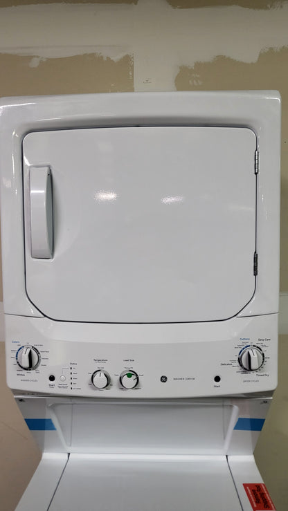 GE Unitized Spacemaker 3.8 Cu. Ft. Washer and 5.9 Cu. Ft. Electric Dryer - GUD27ESSMWW