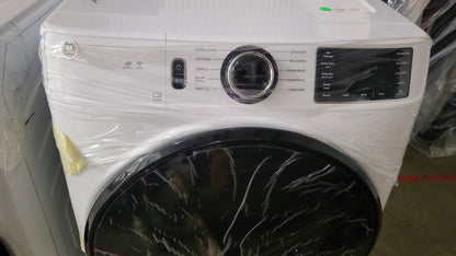 GE ENERGY STAR 7.8 cu. ft. Capacity Smart Front Load Electric Dryer - GFD55ESSNWW