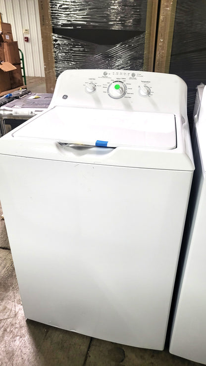 GE 3.8 cu. ft. Capacity Stainless Washer with Stainless Steel Basket - GTW220ACKWW