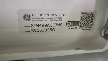 GE ENERGY STAR 4.4 cu. ft. Stainless Steel Capacity Washer - GTW490ACJWS