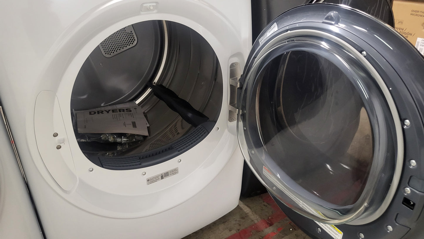 GE 7.8 cu. ft. Capacity Smart Front Load Electric Dryer - GFD85ESSNWW