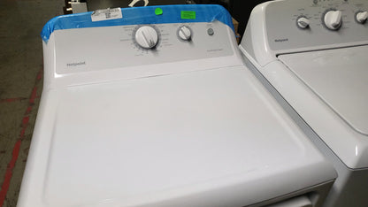 Hotpoint 3.8 Cu. Ft. Top Load Washer and 6.2 Cu. Ft. Electric Dryer Set