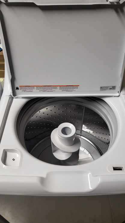 Hotpoint 3.8 Cu. Ft. Top Load Washer and 6.2 Cu. Ft. Electric Dryer Set