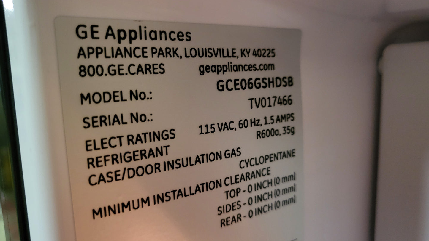 GE ENERGY STAR Compact Refrigerator - GCE06GSHSB