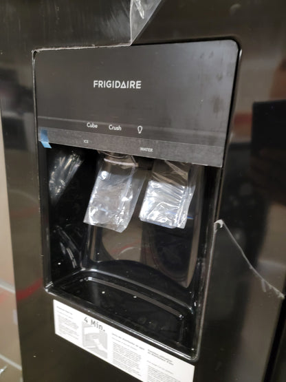 Frigidaire 25.6-cu ft Side-by-Side Black Refrigerator /w Water & Ice Dispenser ENERGY STAR - FRSS2623AB