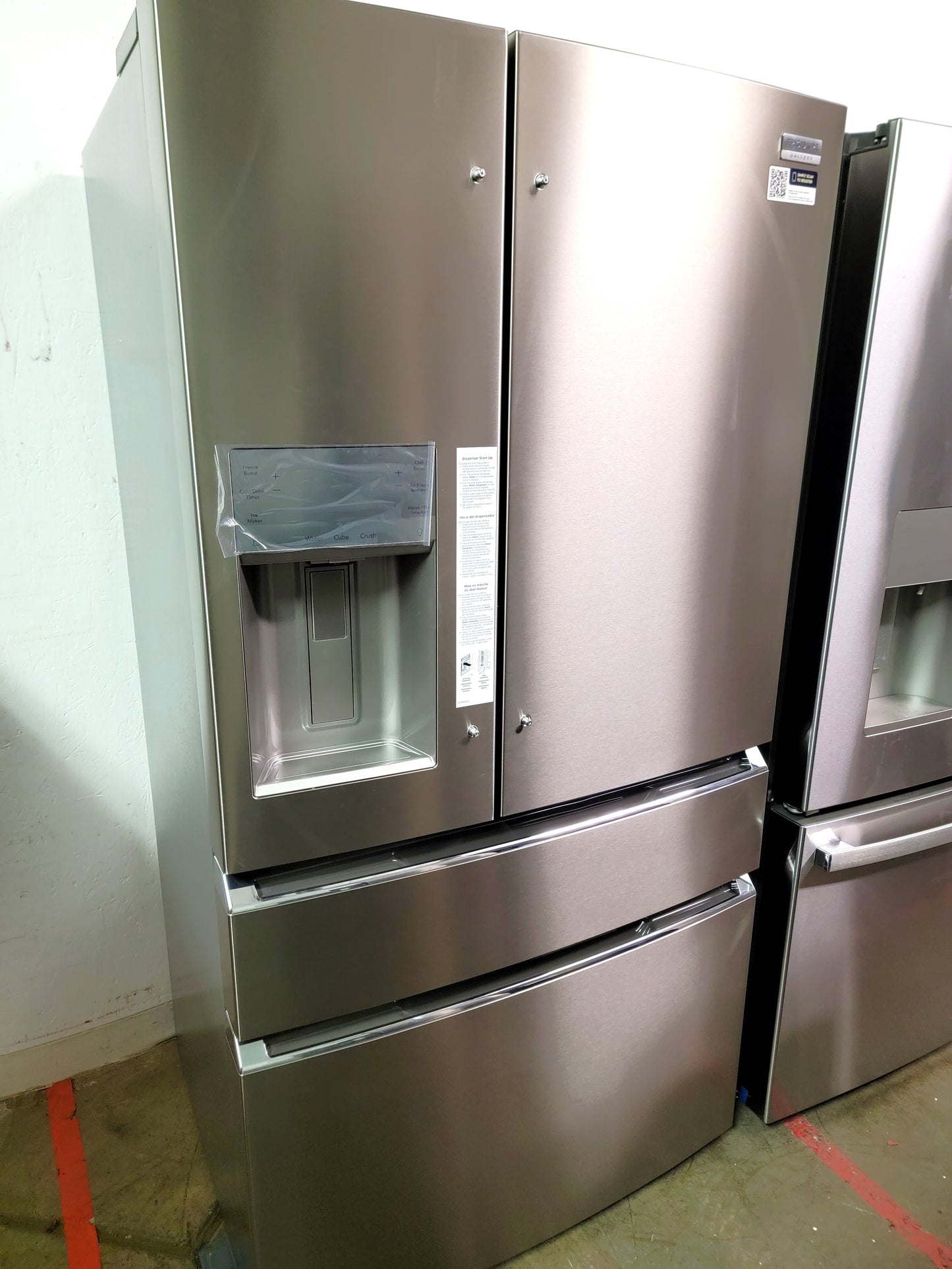 Frigidaire Gallery 21.5-cu ft French 4-Door Counter-Depth Fingerprint Resistant Refrigerator ENERGY STAR - GRMC2273CF