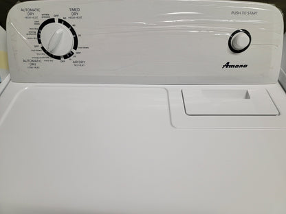 Amana 6.5 cu ft Vented Top-Load Electric Dryer (White) - NED4655EW