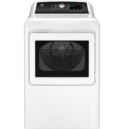 GE 7.4 cu. ft. Capacity Gas Dryer Front Load with Sensor Dry  - GTD58GBSVWS