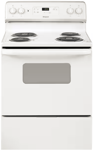 Hotpoint 30 in. 5.0 cu. ft. Electric Range White - RBS360DMWW