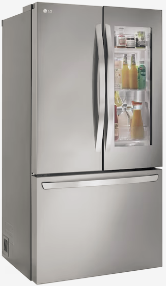 LG InstaView 26.5-cu ft Counter-Depth Smart Fingerprint-Resistant French Door Refrigerator ENERGY STAR - LLFGC2706S