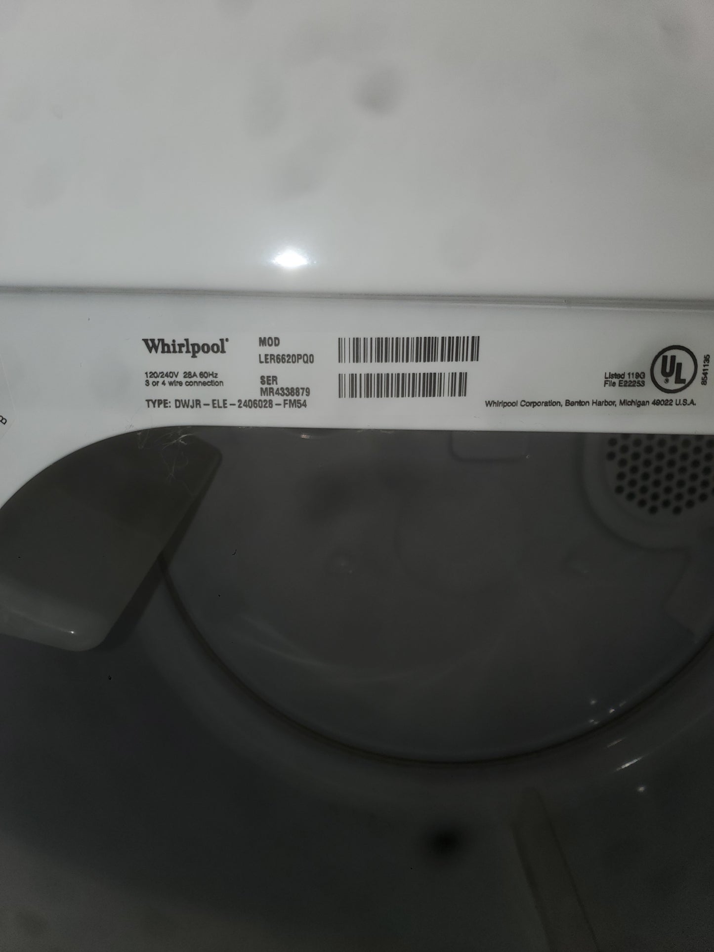 Whirlpool Front-Load Dryer - LER6620PQ0