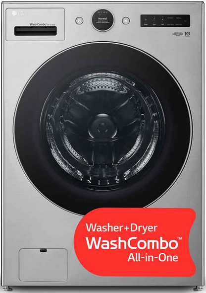 LG WashCombo All-in-One 5.0cu Ventless w/ Inverter HeatPump- WM6998HVA