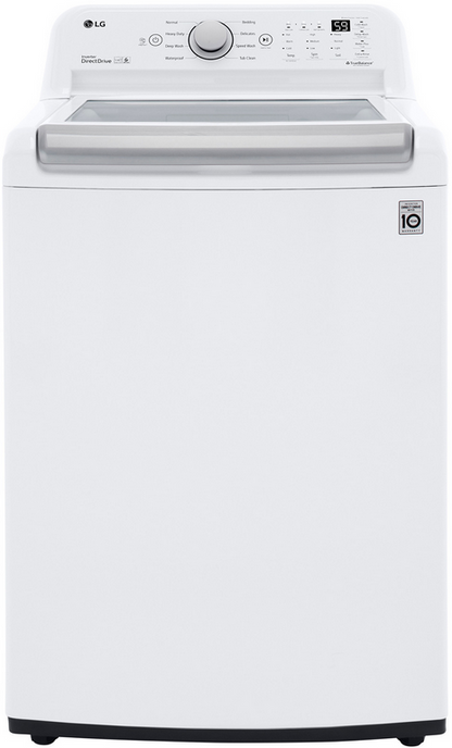 LG 5.0 cu ft Ultra Top Load Washer w/ NeverRust TurboDrum - WT7150CW