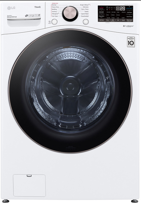 LG 4.5cu Stackable Smart Front Load Washer w/ Steam - WM4080HWA