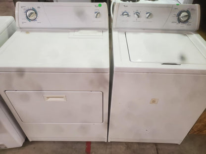 Whirlpool Top Load Washer & Basket Load Electric Dryer