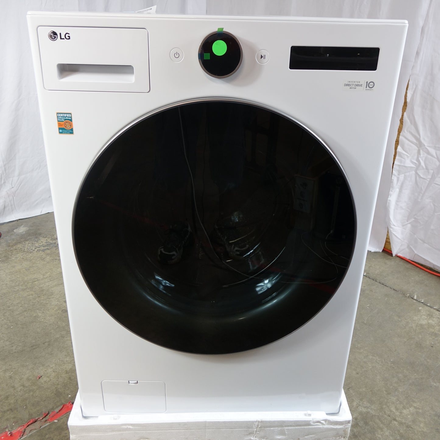 LG 4.5cu Stackable w/ Steam Digital-Dial Front Load Washer -WM5500HWA