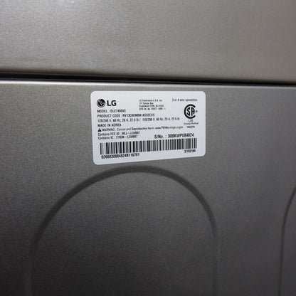 LG EasyLoad 7.3cu Vented Smart Electric Dryer - DLE7400VE