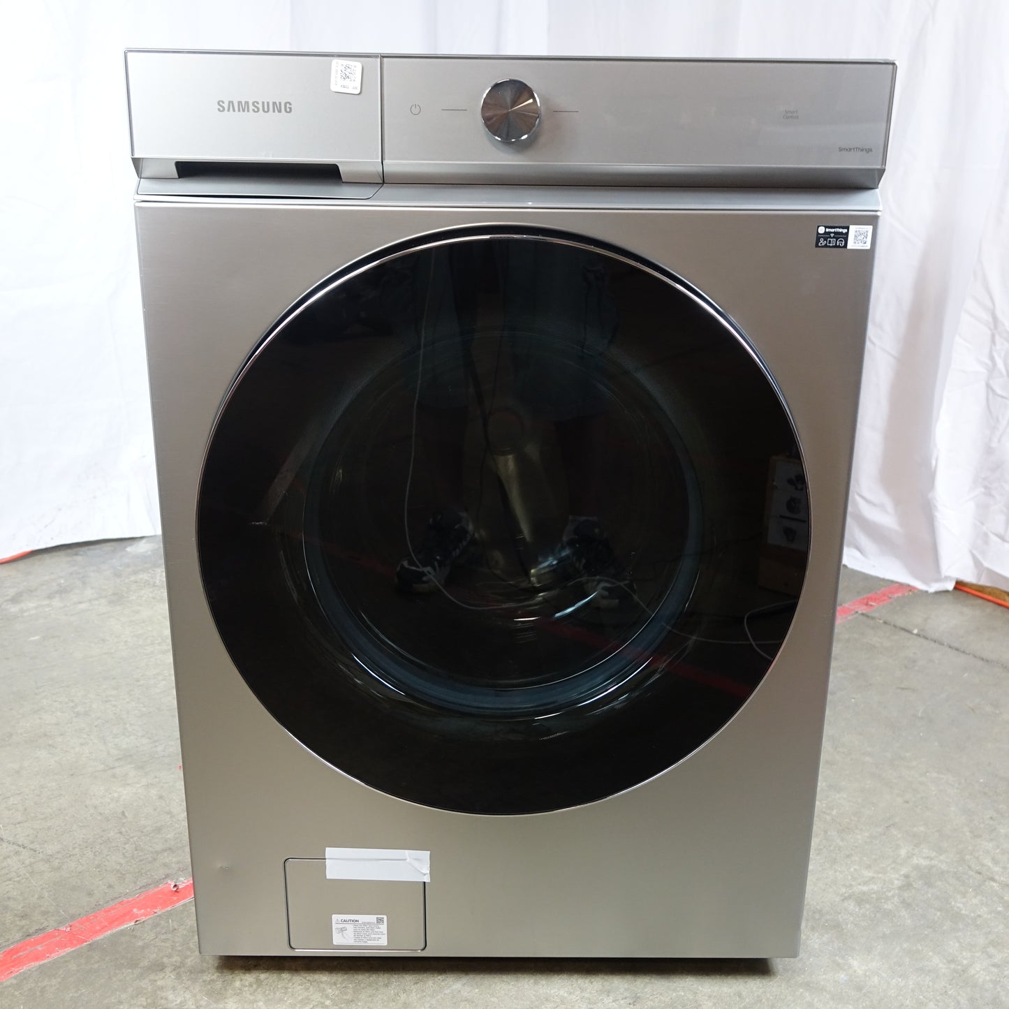 Samsung Bespoke 5.3cu Front Load Washer w/ Auto Dispense- WF53BB8900AT