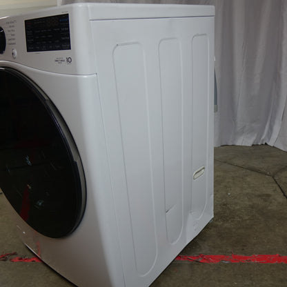 LG 4.5cu Stackable Front Load Washer & 7.4cu Electric Dryer - White