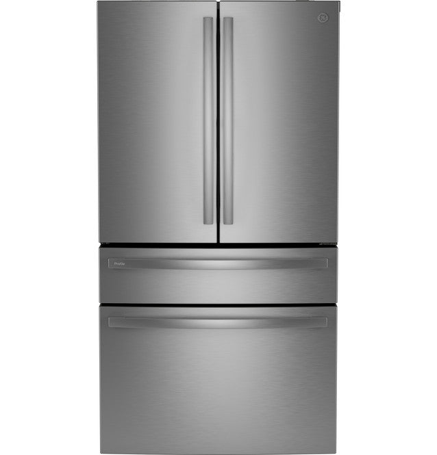 GE Profile 28.7Cu Ft Smart Fingerprint French 4-Door Refrigerator, Dual-Dispense