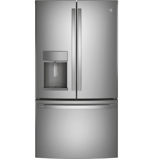 GE Profile 22.1CuFt Counter-Depth Fingerprint Resistant French-Door Refrigerator