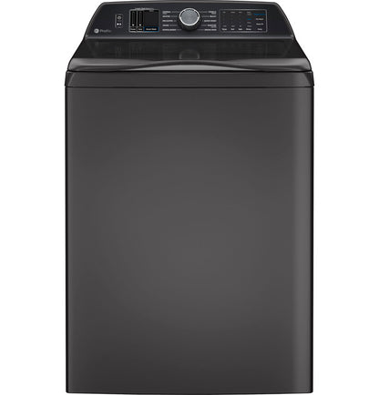 GE Profile 5.4Cu Ft Washer w/ Smarter Wash Technology & FlexDispense - Dark Gray