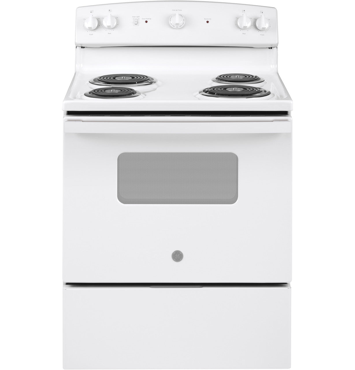 GE 30" Free-Standing Coil-Top Electric Range ENERGY STAR (White)