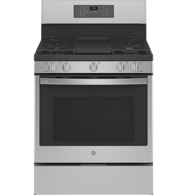 GE Profile Free-Standing Self Clean Oven Gas Fingerprint Resistant Range Air Fry