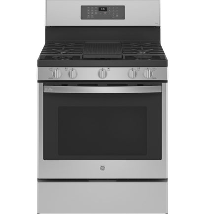 GE Profile Free-Standing Self Clean Oven Gas Fingerprint Resistant Range Air Fry