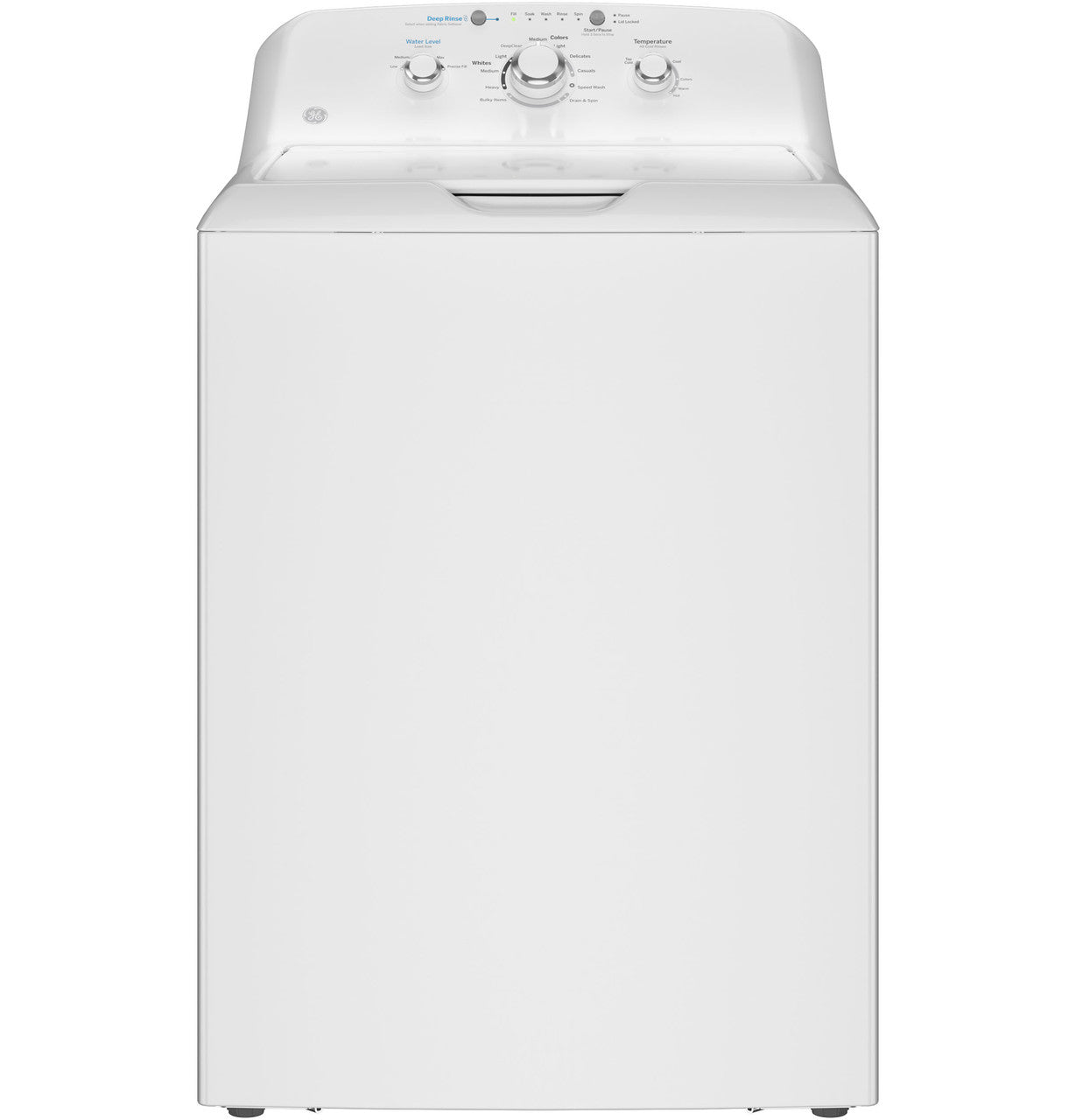 GE 4.0Cu HeavyDuty Top Washer - Softener & Bleach Dispense, Stainless Steel Bask