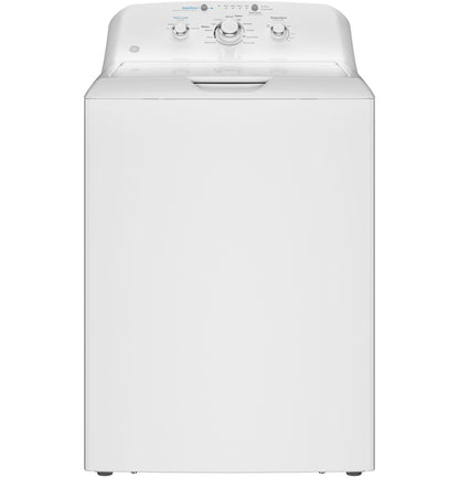 GE 4.0Cu HeavyDuty Top Washer Softener & Bleach Dispense, Stainless Steel Basket