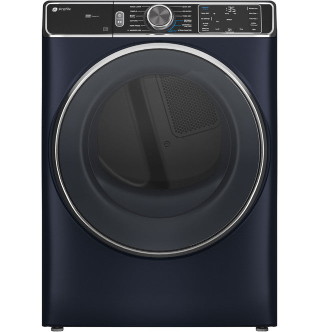 GE Profile 7.8Cu Front Load Gas Dryer w/ Steam & Sanitize Cycle (Sapphire Blue) - PFD87GSPVRS