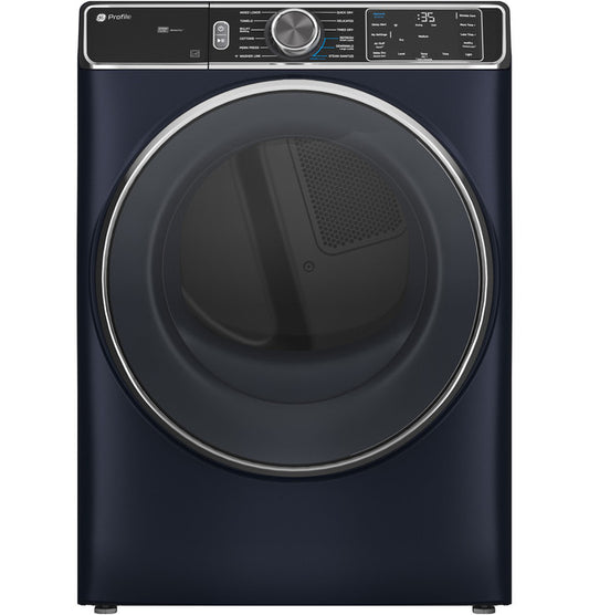 GE Profile 7.8Cu Front Load Gas Dryer w/ Steam & Sanitize Cycle (Sapphire Blue)