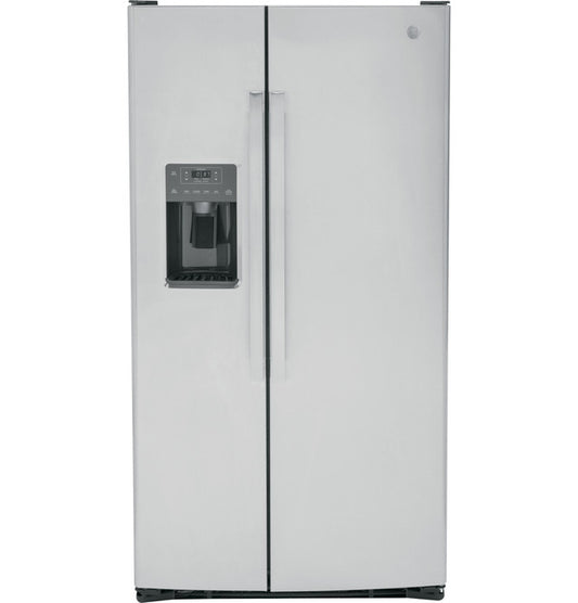 GE ESTAR 25.3 Cu. Ft. Side-By-Side Refrigerator - GSE25GYPFS