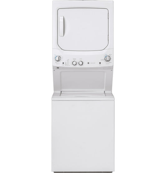 GE 3.8 cu. ft. Cap Washer & 5.9 cu. ft. Cap Electric Dryer - GUD27ESSMWW