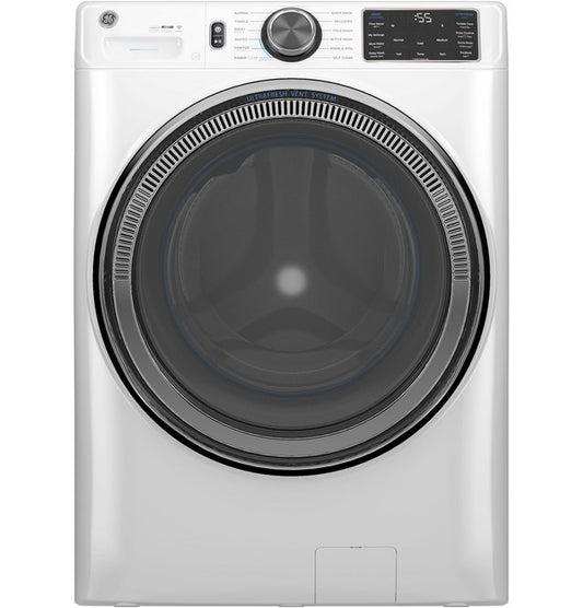 GE ESTAR 5.0 cu. ft. Capacity Smart Front Load Steam Washer - GFW655SSVWW