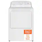 Hotpoint 6.2 cu. ft. Capacity  Electric Dryer with Auto Dry  - HTX26GASWWW