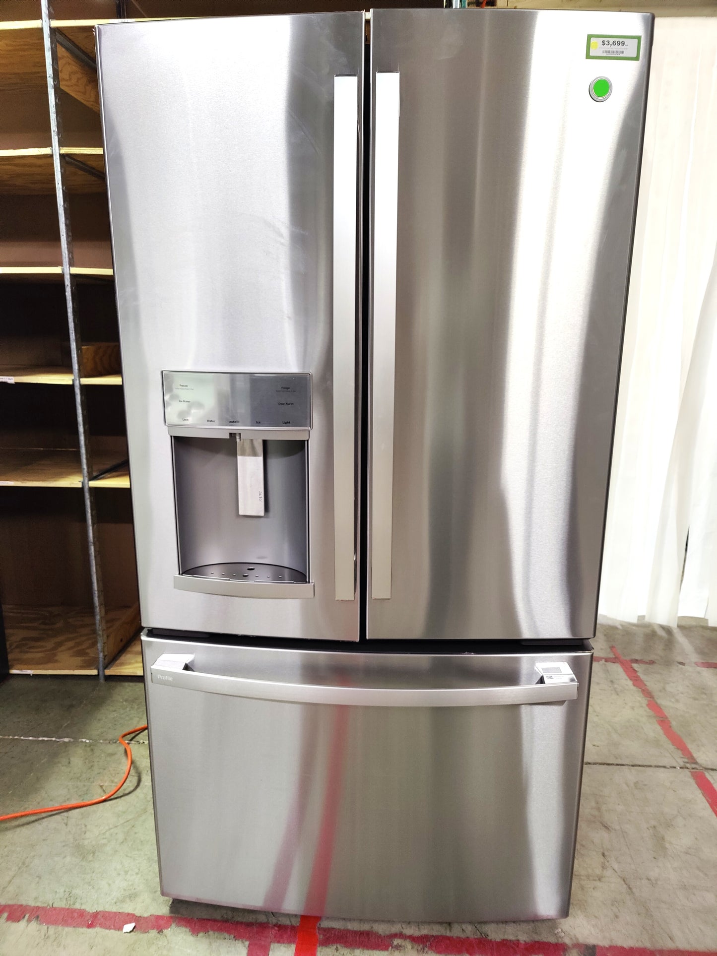 GE Profile 22.1CuFt Counter-Depth Fingerprint Resistant French-Door Refrigerator